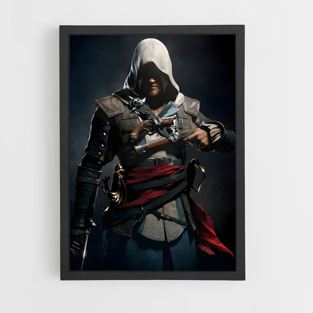 Poster Edward Kenway : L’Assassin des Mers – affiche Assassin's Creed (vue 2)
